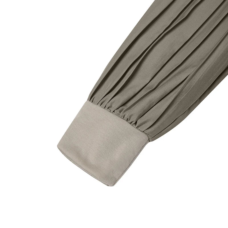 2025 ZANZEA Fashion Women Autumn Long Lantern Sleeve Muslim Dress Abaya Islamic Robe Kaftan Patchwork Sundress Pleated Vestidos.