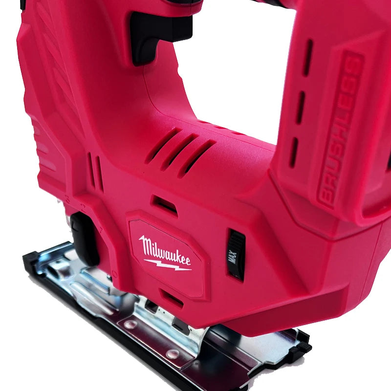 Milwaukee 3000 U/min bürstenlose Kurvensäge, kabellose elektrische Stichsäge, tragbares, multifunktionales, verstellbares Elektrowerkzeug für die Holzbearbeitung