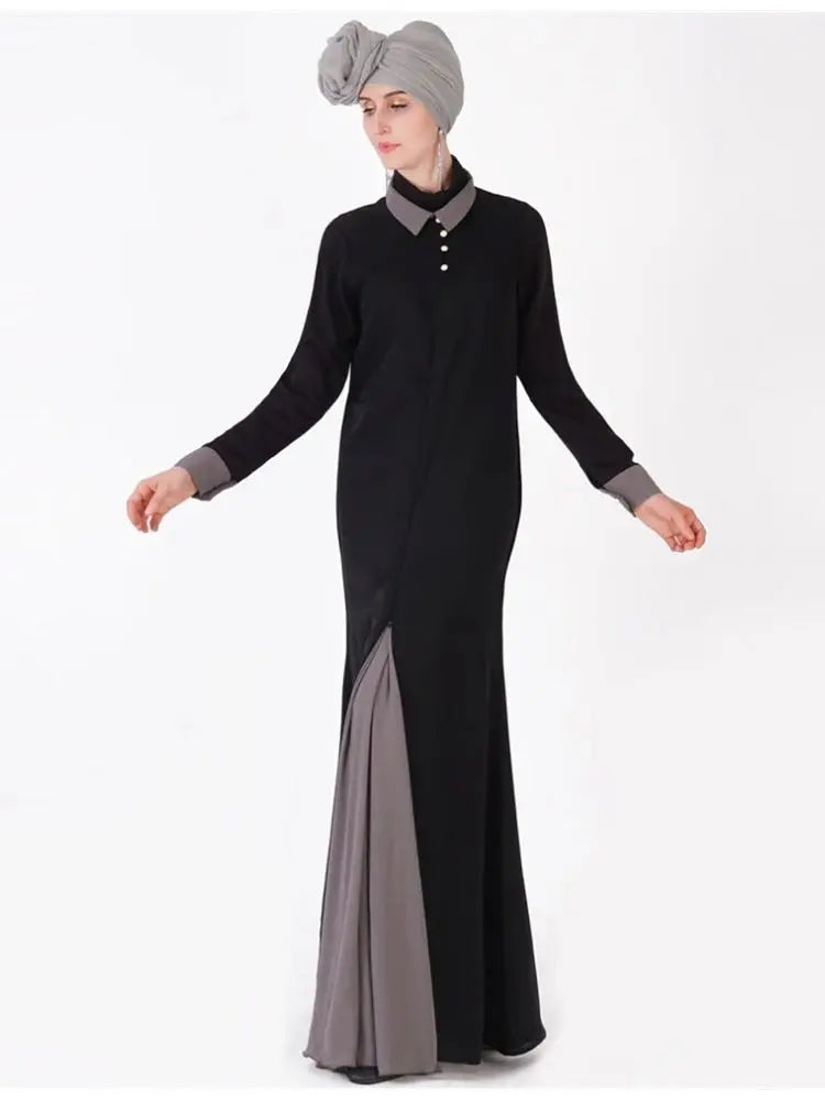 Ramadan Eid Black Abaya Damen Dubai Islam Muslim Women Clothing Modest Dress Kebaya Kaftan Robe Musulmane Caftan Marocain Femme.