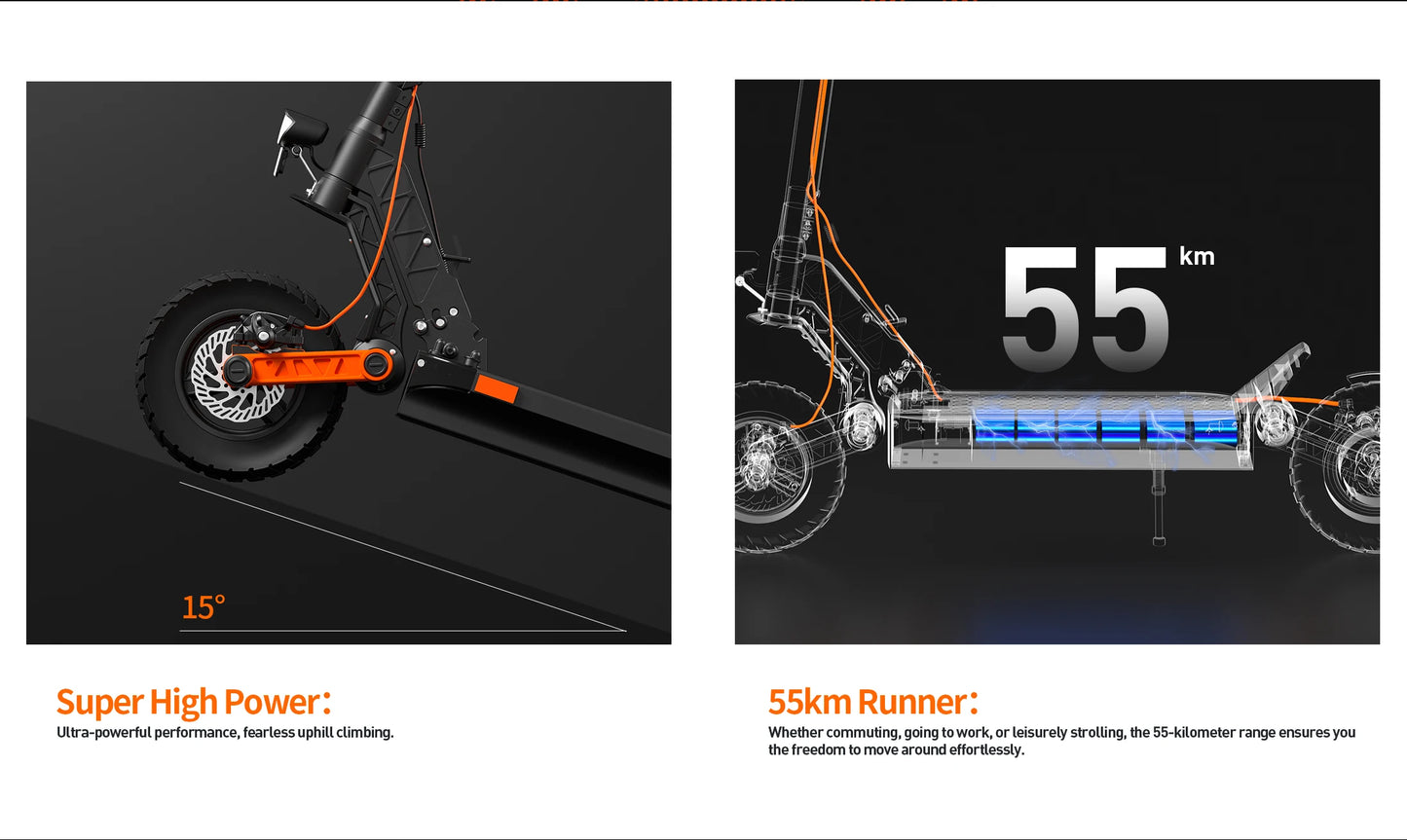 JOYOR S5（ABE）Adult Electric Scooter 500W Motor 48V13AH Battery Foldable E-Scooter 10 Inch Air Tire City Escooter.