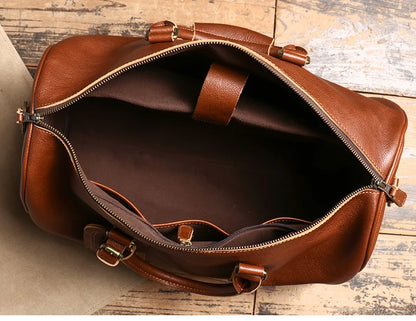 Vintage Herren Reisetasche klassische Business Umhängetasche Kopfs chicht Rindsleder Weekender Sporttasche Leder handtasche für Ehemann Geschenk.