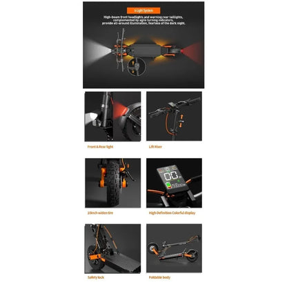 Joyor S5-Z Electric scooter 2000w dual Motor 60v18AH battery E-type foldable electric scooter high-response disc brake Escooter.