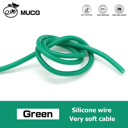 11Colors Heat-resistant Silicone wire Ultra soft Electrical wires Electronic componen cable DC led 18awg 20awg 22awg 24awg 26awg