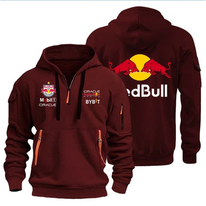 2025 High Quality Red Bull Motorcycle Sports Hoodie Outdoor Sports Bicycle Jacket Men's Sports Coat.