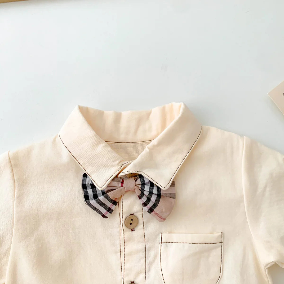 Neugeborenen Baby Prinz Sommer volle Hülse Fliege Gentleman Stil Outfits Infant Kinder Overalls Baumwolle Kleidung Mode Bodys