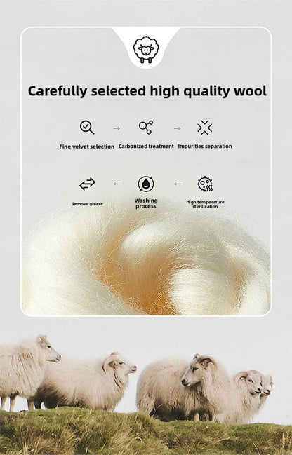 High End 100% Wool Thick New Autum Winter Fashion Brand Pullover Knit Half Turtleneck Business Sweater Casual Men Clothing.