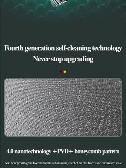 Kitchen Sink 304 Stainless Steel Rain Waterfall Single Trough Honeycomb Large Single Trough Washing Basin