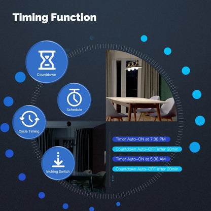 MOES Smart Lichtschalter EU WiFi Matter Button Fernbedienung kompatibel mit Alexa Google Home Apple Homekit Smartthings.