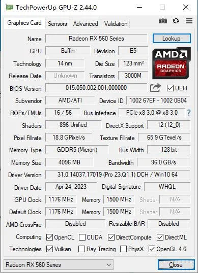 SOYO AMD Radeon RX550 4GB GPU GDDR5 14nm For Desktop PC Games Video RX560 Graphics Card 128bit  RX 550 Computer Components.