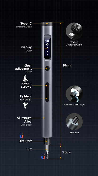 57-in-1-Elektrowerkzeug-Sets, wiederaufladbar, Präzisions-Elektroschrauber-Set, kabellos, Mini, kleine Bits, kabellose Reparatur von mobilen Zellen, Neu