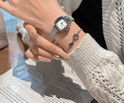 GEDI Golden Watch Light Luxury Quartz Stainless Steel Watch Casual Fashion Dress Temperament Waterproof Women's Wristwatches.