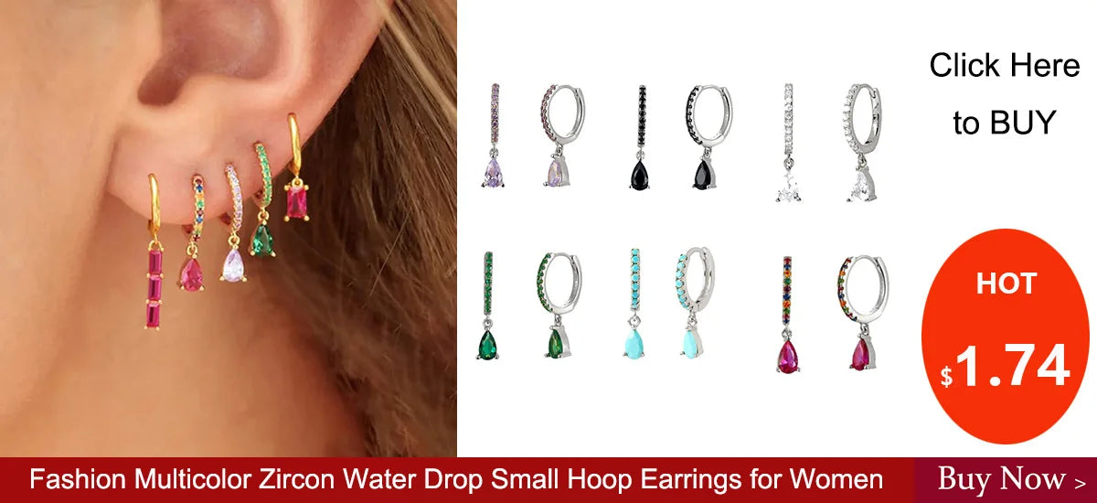 NEW IN 1 Piece Stainless Steel Mini Zircon Stud Earring Women Gold Color Helix Ear Studs Tragus Cartilage Piercing Jewelry.