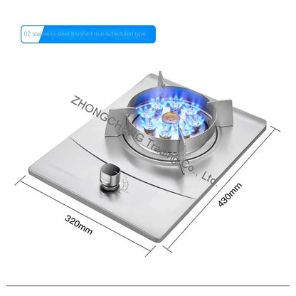 7kw Gas Cooktop Single Stove Household Liquefaction Gas Stove Single Coal Desktop Embedded Single Gas Stove 4.5 KW/5.2kw/