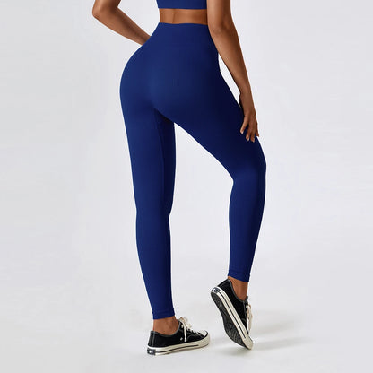 Ribbed Seamless Yoga Leggings For Gym High Waisted Push Up Sport Women Fitness Pants Workout Tummy Control Tights Female Legging.