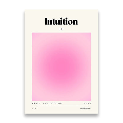 Pink Gradient Aura Spiritual Affirmation Wall Art Canvas Painting Nordic Posters And Prints Wall Pictures For Living Room Decor.