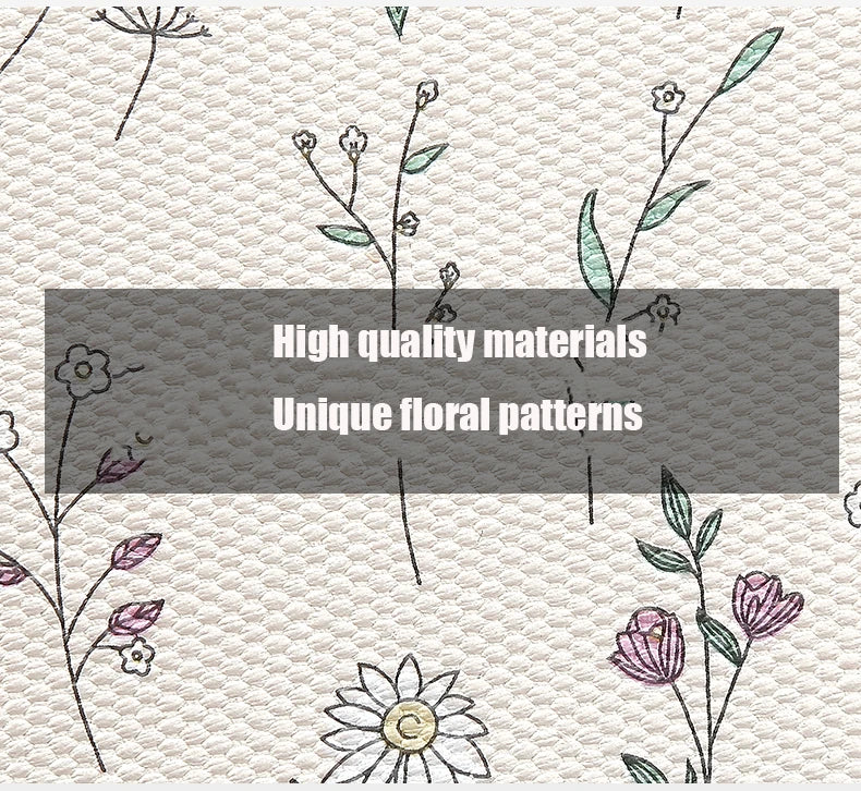 FOXER New Women's Long Wallet Fashion Multi-card Clutch Slot Card Holder Signature Versatile PU Floral Wallet Zipper Coin Purse.