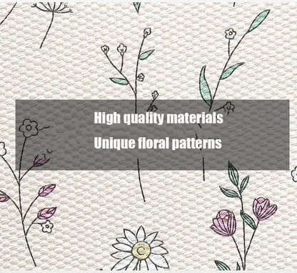 FOXER New Women's Long Wallet Fashion Multi-card Clutch Slot Card Holder Signature Versatile PU Floral Wallet Zipper Coin Purse.