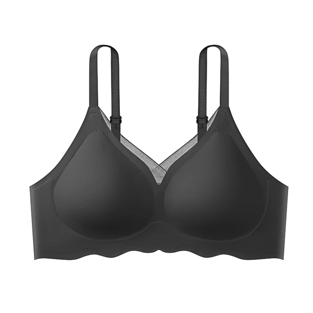 Daily Activities No-wire Bra Beautiful Back Casual Sexy Back Bra Casual Underwear Apricot Solid Pattern All Seasons.