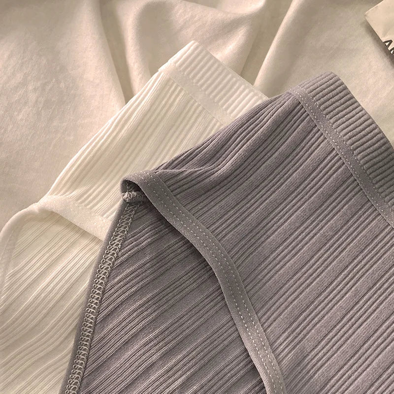 3PCS/Set Sports Style Cotton Women's Panties Girls' Underwear Breathable Mid Waist Shorts Sexy Lingerie Plus Size Solid Briefs.