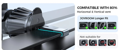 Joyroom Magnetic Car Phone Holder Universal Strong Car Air Vent Phone Mount Compatible with iPhone Samsung LG Google Pixel, etc.