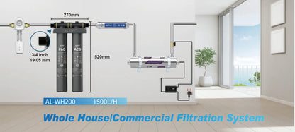 ALTHY Whole House / Commercial Water Filter Purifier System, Certified to Removes Lead, Chlorine,Sediment, Chemincal &Odor.