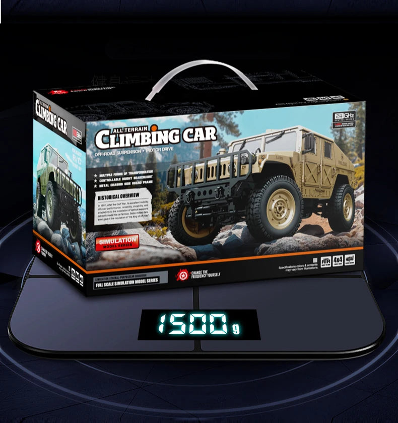 2.4G 1:14 RC Crawler 4WD Remote Control Car Simulation Military Model JJRC C8835 RC Car Offroad Climbing Vehicle Toys Gifts