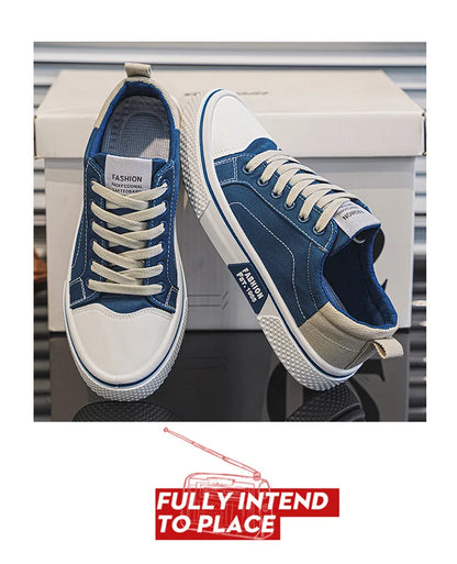 Atmungsaktive Herren-Skateschuhe aus Segeltuch mit weicher Sohle, lässige Turnschuhe, trendige, vielseitige, leichte, rutschfeste Slip-On-Sportschuhe, Größe 37–48