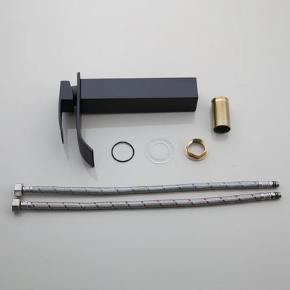 KEMAIDI Badezimmer-Waschbecken, Waschbecken aus gehärtetem Glas, Kombination aus blauem Aufsatzwaschbecken, Waschbecken für Badezimmer, Hotel