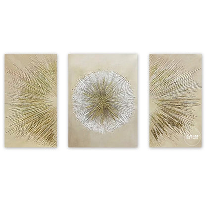 New Arrival Modern Abstract Golden Mountain Landscape Oil Paintings On Canvas China Artwork Wall Decor For Room Unframed