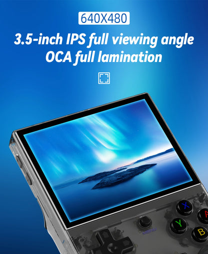 ANBERNIC RG35XX RG35XX PLUS Retro Handheld Game PlayerBuilt-in 64G TF 5000+ Classic Games Support-HDMI TV Portable Game Player.