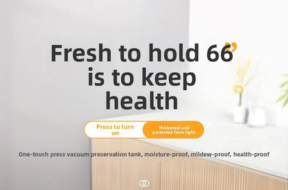 Square press storage tank sealed tank kitchen grains plastic candy jar fruit powder box transparent storage tank.