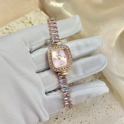 Luxury Women Watches Fashion Diamond Crystal Watches Elegant Quartz Wristwatches for Bracelet Female Wrist Watch Reloj Mujer.