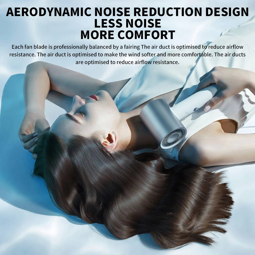 XIAOMI MIJIA H500 Water Ion Hair Dryer Professional Blow Hair Dryer Negative Ionic Blower Electric Dryer Diffuser Quick Dry Hair