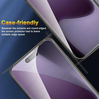 4-1Pcs 9H Clear Crystal Protective Glass Case For iPhone17 iPhone 17 Pro Max ProMax Air HD Cover On i Phone Air 17Pro 17ProMax.