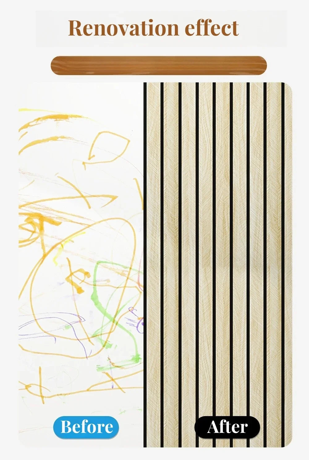 Faux Grille Wall Stickers Self Adhesive Wallpaper for Bedroom Walls Thick Foam Wood Grain Peel and Stick Wallpapers Home Decor