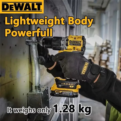 DEWALT Lithium-Batterie, 20 V, wiederaufladbar, bürstenlos, kompakter Elektroschrauber, Handbohrmaschine, Schlagbohrmaschine DCD805