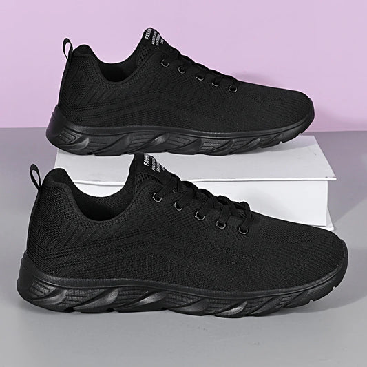 YRZL Lightweight Running Shoes Breathable Non-Slip Running Shoes Men Comfortable Sneakers Outdoor Sports Soft Wear-Resistant.