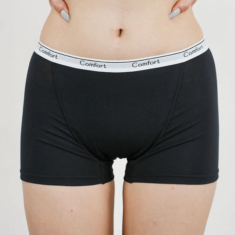 Cotton Menstrual Panties Women Leak Proof Boxer Short Underwear Female Menstruation Period Boyshort Underpants Woman Panty Panti.