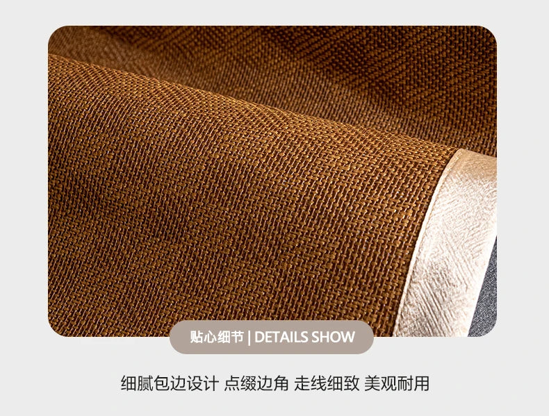 Natural Ice Rattan Mat 90/120/150/180/200cm Cool Summet Mat Mattress Plant Fiber Mat Househould Straw Mats Furniture Protector