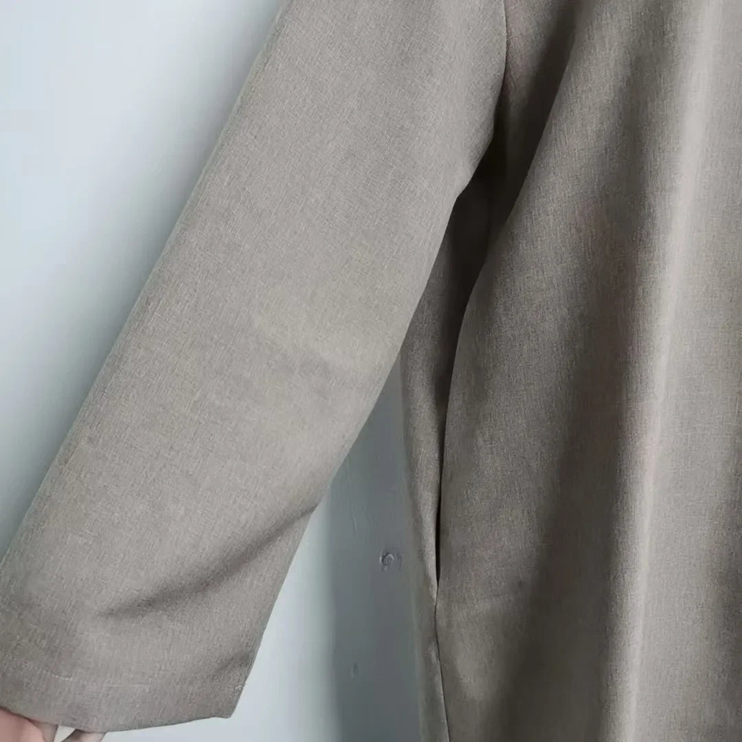 Lockeres, elegantes, reines, langes Kleid im Nahen Osten-Stil für Damen in Übergröße, schlanker Midirock, lässiges, bequemes Maxikleid.