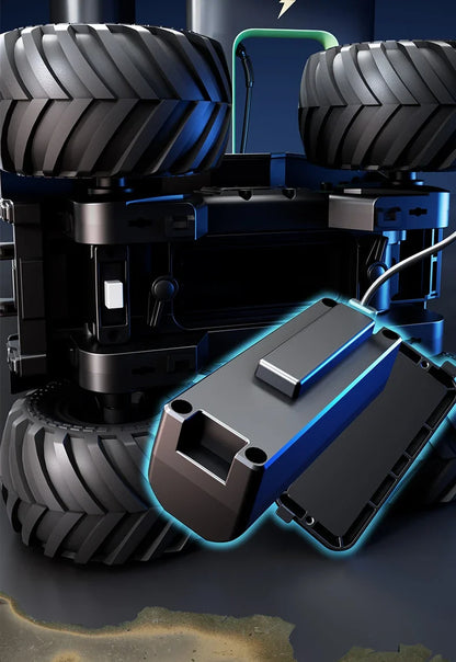 Q210 Amphibious Rc Car Dual Control 4WD Off-road Remote Control Waterproof Vehicle 2.4G Electric Climbing Crawler Toys for Kids.