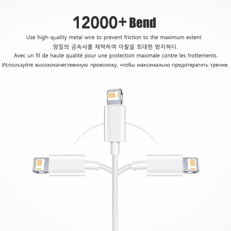 PD 35W USB Cable For iPhone 14 13 12 11 Pro Max 7 8 14 Plus XS XR Fast Charging USB C Cable Charger Date Wire Accessories.