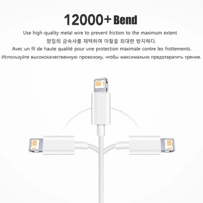 PD 35W USB Cable For iPhone 14 13 12 11 Pro Max 7 8 14 Plus XS XR Fast Charging USB C Cable Charger Date Wire Accessories.