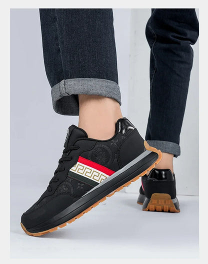 Genuine Leather Casual Shoes Men Designer Luxury Women Tennis Chunky Sneakers Muffin Sport Shoes Man Male Board Footwear