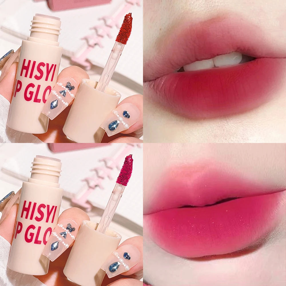 6 Colors Matte Velvet Lip Glaze, Natural Long-Lasting Highly Pigmented Lipstick, Portable Matte Finish Universal Lip Glaze Makeu.