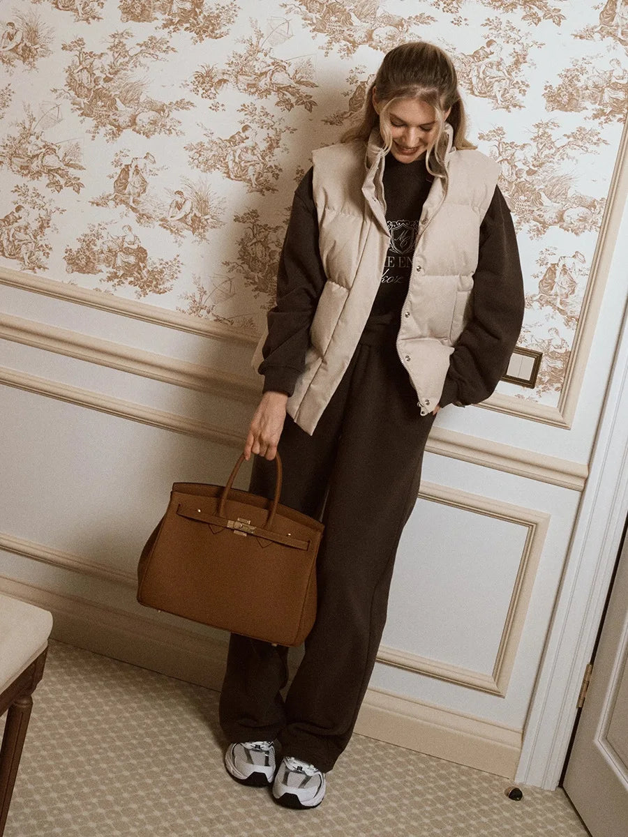 Bornladies Embroidered Hoodie Pants 2-piece Set Autumn New Casual Pants Women's O-neck Pullover Hoodie Suit