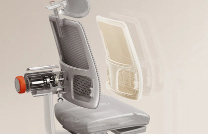 NEWTRAL MagicH-GPRO Ergonomischer Stuhl mit Fußstütze, AutoFollowing-Rückenlehne, Kopfstütze, adaptive Unterrückenstütze, verstellbare Armlehne