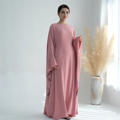 Ramadan Eid Baumwolle Leinen Khimar Abaya Set Dubai Muslim Sets Hijab Kleid Kaftan Abayas Kaftan Marocain Femme Vestidos Para Mujer