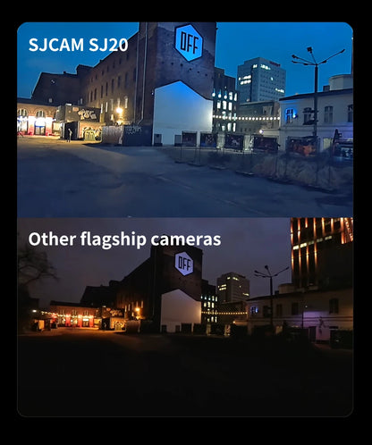 SJCAM SJ20 4K Anti-Shake Action Camera Dual Lens Waterproof 5G WiFi Touch Screen Motion Detection Multifunctional Sports Cam.