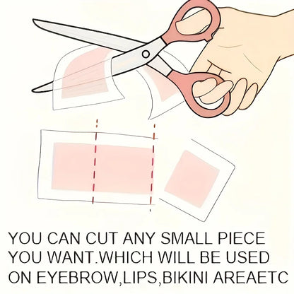 20pcs Hair removal wax paper for lips, facial beard, lips, eyebrows, high bikini line, multi-purpose hair removal wax paper.